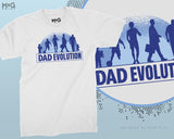 Dad Evolution T-shirt, Fathers Day Gift T-shirt, Gift for Dad, Evolution of Dad T-shirt for Father's Day Appreciation Gift Tee