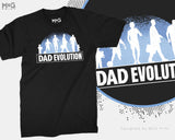 Dad Evolution T-shirt, Fathers Day Gift T-shirt, Gift for Dad, Evolution of Dad T-shirt for Father's Day Appreciation Gift Tee