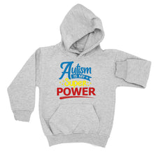 Autism Is My Super Power Hoodie Autism Awareness Behaviour Mental Developmental Disorder Gift For Disabled Person Jumper Adult Childrens