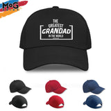 Grandad Gift Cap, Funny Grandpa Hat, Best Grandfather Baseball Cap, Father's Day Dad Birthday Gift Idea, Gift for Grandad Men's Adult Hat