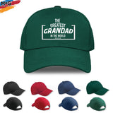 Grandad Gift Cap, Funny Grandpa Hat, Best Grandfather Baseball Cap, Father's Day Dad Birthday Gift Idea, Gift for Grandad Men's Adult Hat