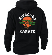 Miyagi-DO Karate Zip Hoodie, Cobra Kai Inspired Hoody, Cobra Kai Gifts, Retro Mr Miyagi Dojo, Martial Arts Karate, Zipped Jumper Unisex