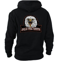Eagle Fang Karate Zip Hoodie, Cobra Kai Inspired Hoody, Retro Tv Karate Kid Dojo Cobra Kai Gifts, Eagle EFK - Zipped Hoodie Adult Unisex