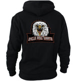 Eagle Fang Karate Zip Hoodie, Cobra Kai Inspired Hoody, Retro Tv Karate Kid Dojo Cobra Kai Gifts, Eagle EFK - Zipped Hoodie Adult Unisex