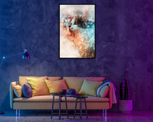 Butterfly & Cat Poster Watercolour Styled Large Wall Art Poster Perfect Gift Home Decor, Premium Quality, Animal Poster Print from A4 - A0