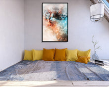 Butterfly & Cat Poster Watercolour Styled Large Wall Art Poster Perfect Gift Home Decor, Premium Quality, Animal Poster Print from A4 - A0