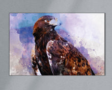 Watercolour Eagle Poster Styled Large Falcon Wall Art Poster Perfect Gift Home Decor, Premium Quality, Animal Poster Print From A4 - A0