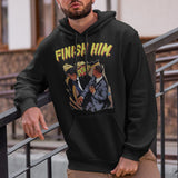 FINISH HIM Will Smith Slap Hoodie, Chris Rock Smack Meme Joke, Funny Hoody for Him Her, Will Smith Chris Rock Comic Parody, Unisex Sizes