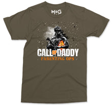 Call of Daddy T-shirt, Funny FPS Video Game Top For Gamer Dad, Parenting Cool Soldier Dad Father's Day Gift Idea For Grandad Daddy