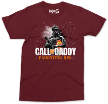Call of Daddy T-shirt, Funny FPS Video Game Top For Gamer Dad, Parenting Cool Soldier Dad Father's Day Gift Idea For Grandad Daddy