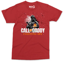 Call of Daddy T-shirt, Funny FPS Video Game Top For Gamer Dad, Parenting Cool Soldier Dad Father's Day Gift Idea For Grandad Daddy