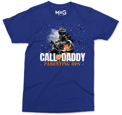 Call of Daddy T-shirt, Funny FPS Video Game Top For Gamer Dad, Parenting Cool Soldier Dad Father's Day Gift Idea For Grandad Daddy