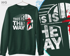 This Is The Way Sweatshirt, Space Themed Adult Hooded Jumper, Costume Sweater, Movie Pullover Unisex Sweatshirt, Galaxy Edge Gifts