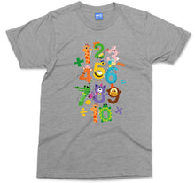 Animals Numbers T-shir, World Maths Day Shirt, Funny Kids Number tshirt Childrens Animal Print Boy Girl Maths Day Gifts Children's T shirt