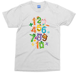 Animals Numbers T-shir, World Maths Day Shirt, Funny Kids Number tshirt Childrens Animal Print Boy Girl Maths Day Gifts Children's T shirt