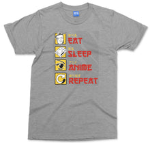 Eat Sleep Anime Repeat T-shirt, Funny Anime Shirt for Men Women, Anime Manga Lover Gift, Anime Gift Tshirt, Japan Culture Present Shirt