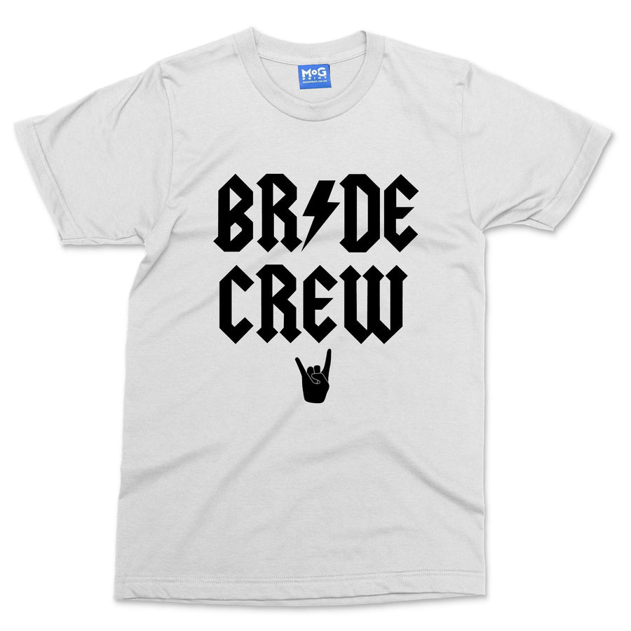 Bride Crew Matching Group T-shirt Girls Hens Party Bridal Tops Rock Music Lover