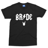 Bride Crew Matching Group T-shirt Girls Hens Party Bridal Tops Rock Music Lover