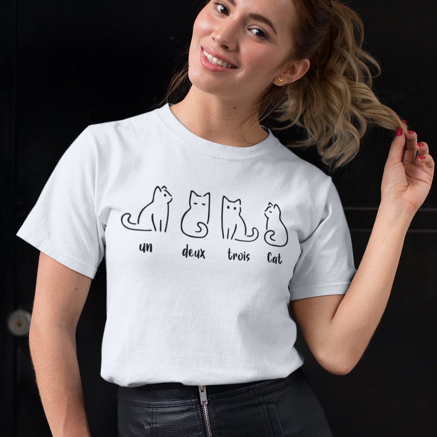 Cute Cat T-shirt Mom Kitten Mom Lover Owner Gifts Funny Animal Pet Ladies Top