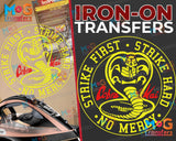 Cobra Kai Logo Iron On Transfer T Shirt Cobra Kai Gifts