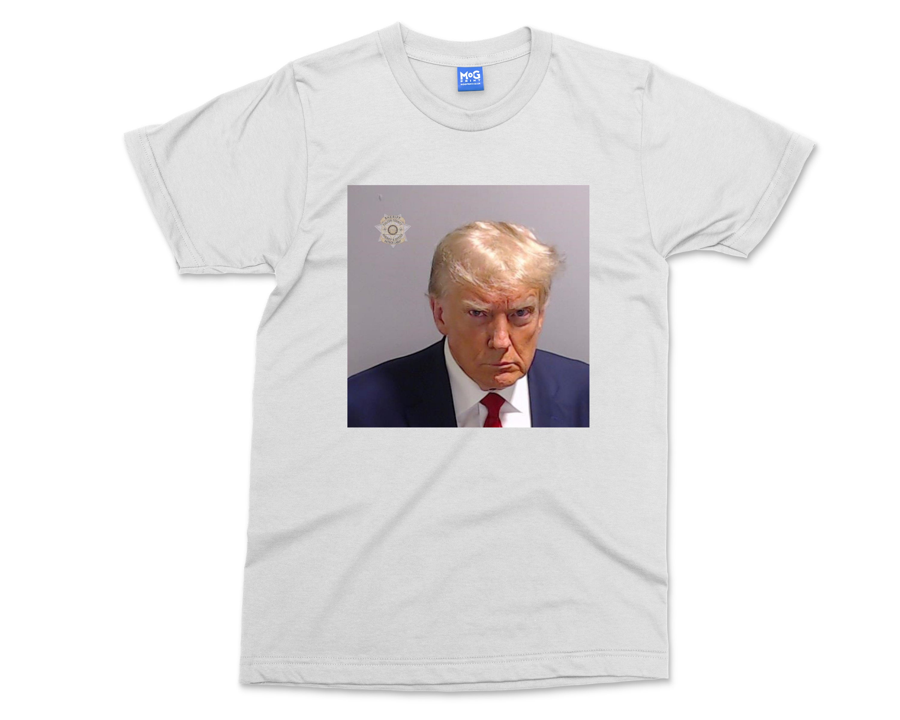 Donald Trump Jail Mugshot tshirt President TRUMP headshot 2024 Funny Fake News