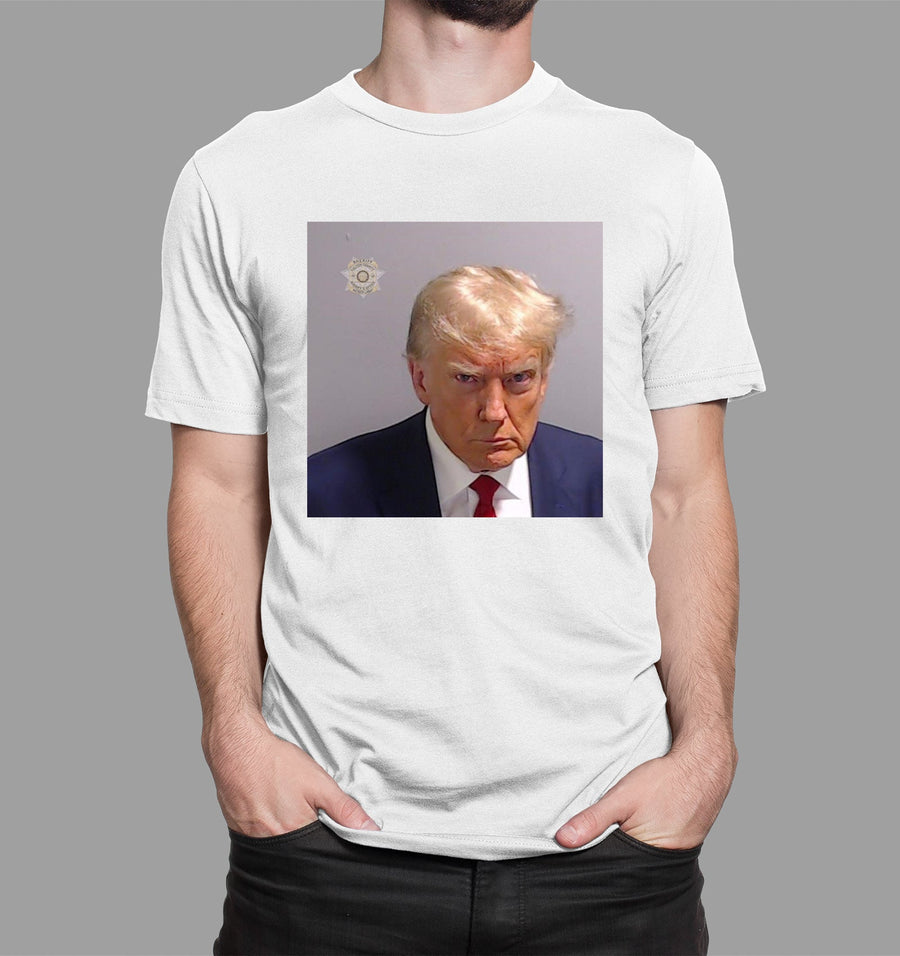 Donald Trump Jail Mugshot tshirt President TRUMP headshot 2026 Funny Fake News