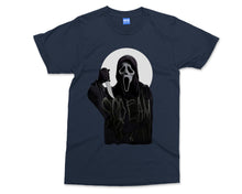 Vintage Halloween T-shirt Ghost Face Horror Movie Spooky Scary Outfit Costume