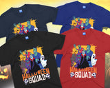 Halloween Squad T-shirt Frankenstein Dracula Ghost Funny Matching Group Shirts