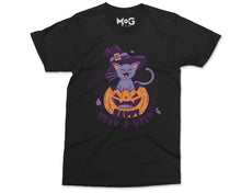 Cat Halloween Unisex T-shirt, Spooky Season Scary Pumpkin Shirt, Cat Lover Cotton T-shirt, Happy Halloween Top, Costume Party Gifts for Him Her