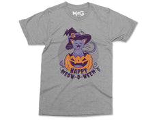 Cat Halloween Unisex T-shirt, Spooky Season Scary Pumpkin Shirt, Cat Lover Cotton T-shirt, Happy Halloween Top, Costume Party Gifts for Him Her