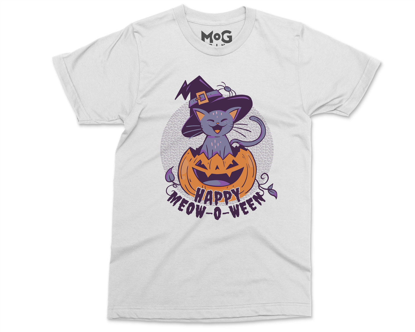 Cat Halloween Unisex T-shirt, Spooky Season Scary Pumpkin Shirt, Cat Lover Cotton T-shirt, Happy Halloween Top, Costume Party Gifts for Him Her