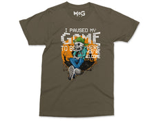 Halloween Gamer T-shirt I Paused My Game To Be Here Dead Skeleton Video Gaming T-shirt, Unisex Jersey Short Sleeve Halloween Gift Unisex Tee