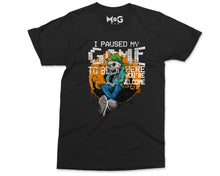 Halloween Gamer T-shirt I Paused My Game To Be Here Dead Skeleton Video Gaming T-shirt, Unisex Jersey Short Sleeve Halloween Gift Unisex Tee