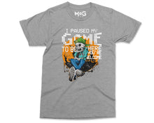 Halloween Gamer T-shirt I Paused My Game To Be Here Dead Skeleton Video Gaming T-shirt, Unisex Jersey Short Sleeve Halloween Gift Unisex Tee