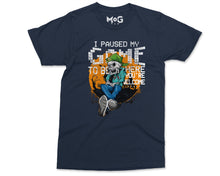 Halloween Gamer T-shirt I Paused My Game To Be Here Dead Skeleton Video Gaming T-shirt, Unisex Jersey Short Sleeve Halloween Gift Unisex Tee
