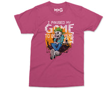 Halloween Gamer T-shirt I Paused My Game To Be Here Dead Skeleton Video Gaming T-shirt, Unisex Jersey Short Sleeve Halloween Gift Unisex Tee