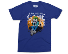 Halloween Gamer T-shirt I Paused My Game To Be Here Dead Skeleton Video Gaming T-shirt, Unisex Jersey Short Sleeve Halloween Gift Unisex Tee