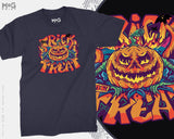 Trick or Treat Halloween T-shirt, Evil Scary Pumpkin, Halloween Outfit, Halloween Costume Shirt, Halloween Gift 2024, Unisex T-Shirt