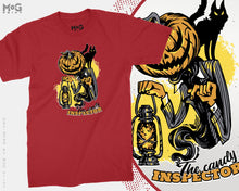 Halloween Evil Pumpkin T-shirt, The Candy Inspector, Halloween 2026, Halloween Gift for Kids Children, Scary Spooky Horror - Unisex Tee