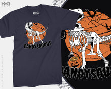 Candysaurus Halloween Shirt, Funny Skeleton Dinosaur T-shirt Halloween Gift 2026, Halloween Scary Horror Outfit, Unisex Costume Tee