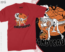 Candysaurus Halloween Shirt, Funny Skeleton Dinosaur T-shirt Halloween Gift 2026, Halloween Scary Horror Outfit, Unisex Costume Tee