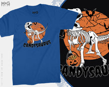 Candysaurus Halloween Shirt, Funny Skeleton Dinosaur T-shirt Halloween Gift 2026, Halloween Scary Horror Outfit, Unisex Costume Tee