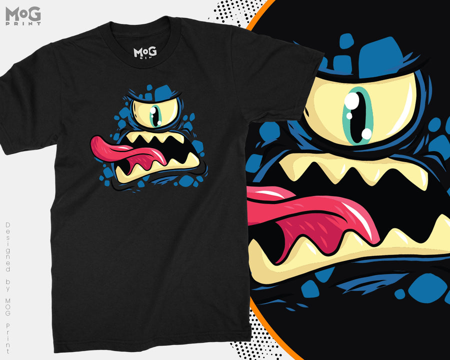 Halloween Scary Face T-shirt, Halloween Costume Party Shirt, Holiday Season Tee Top Matching Family Cotton T-shirt, Spooky Favours Gifts for Him Her