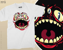 Scary Face Halloween T-shirt, Funny Halloween Costume Tee Top, Matching Group Shirts Spooky Family Cotton T-shirt, Happy Halloween Season Party Gifts