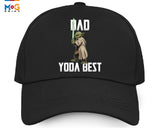 Dad Yoda Best Baseball Cap, Galaxy Unisex Adult Cap, Best Dad Hat Father's Day Gift, Funny Dad Trendy Cap, Daughter Son Gift for Daddy