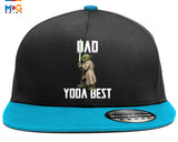 Dad Yoda Best Snapback Cap, Daddy 100% Cotton Twill Cap, Dad Present, Best Dad Trendy Cap, Father's Day Gift from Daughter Son