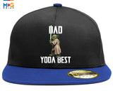 Dad Yoda Best Snapback Cap, Daddy 100% Cotton Twill Cap, Dad Present, Best Dad Trendy Cap, Father's Day Gift from Daughter Son