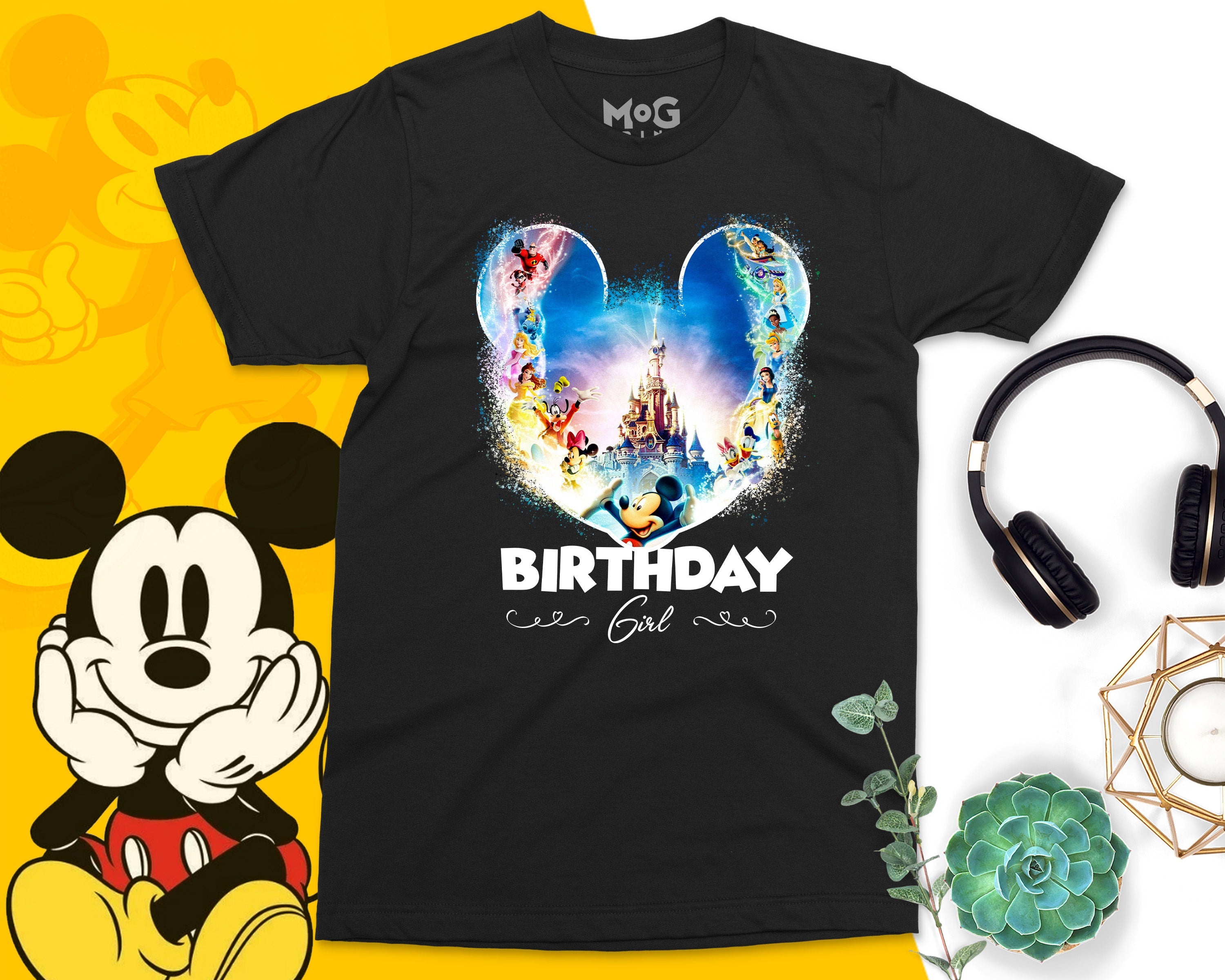 Disneyland Birthday Party T shirt Group Matching Shirts for Boys Fami Mog Print