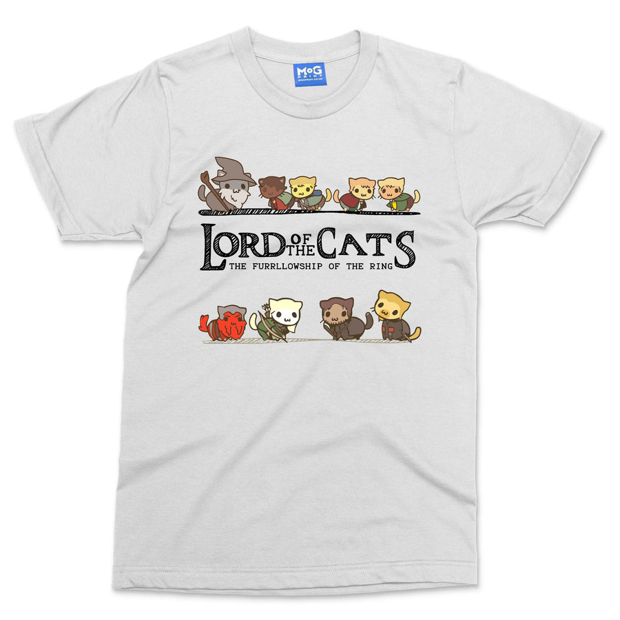Lord of Cats T-shirt Kitten Feline Pet Animal Lover Gift Funny Parody Movie Tee