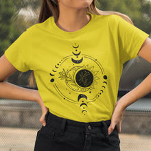 Mystic Moon T-shirt Women Trending Fashion Clothing Mysterious Graphic Tee Gift